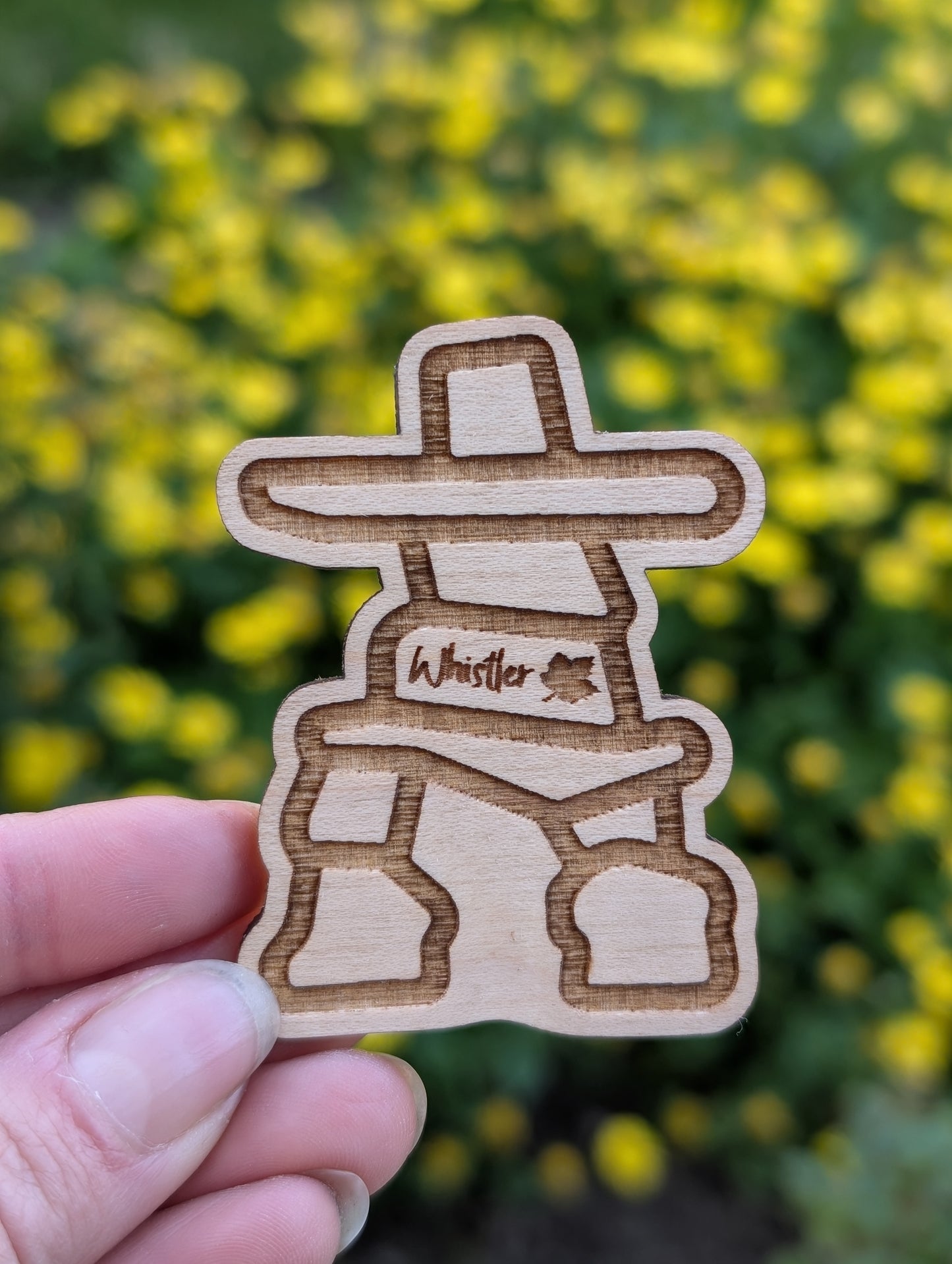 Inukshuk Keychain and Magnet
