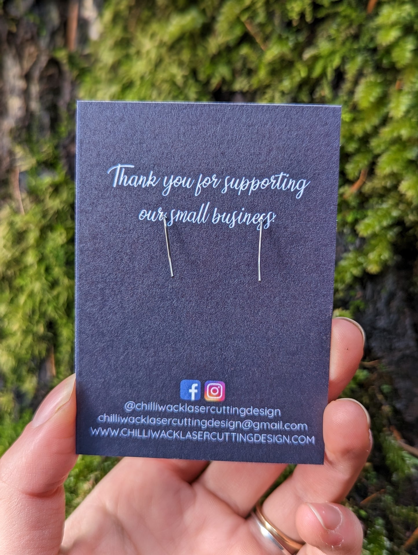 Dangly Wooden Kayak Earrings