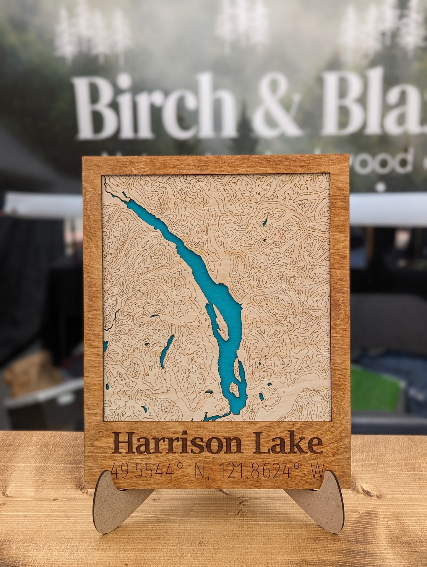 Harrison Lake Map