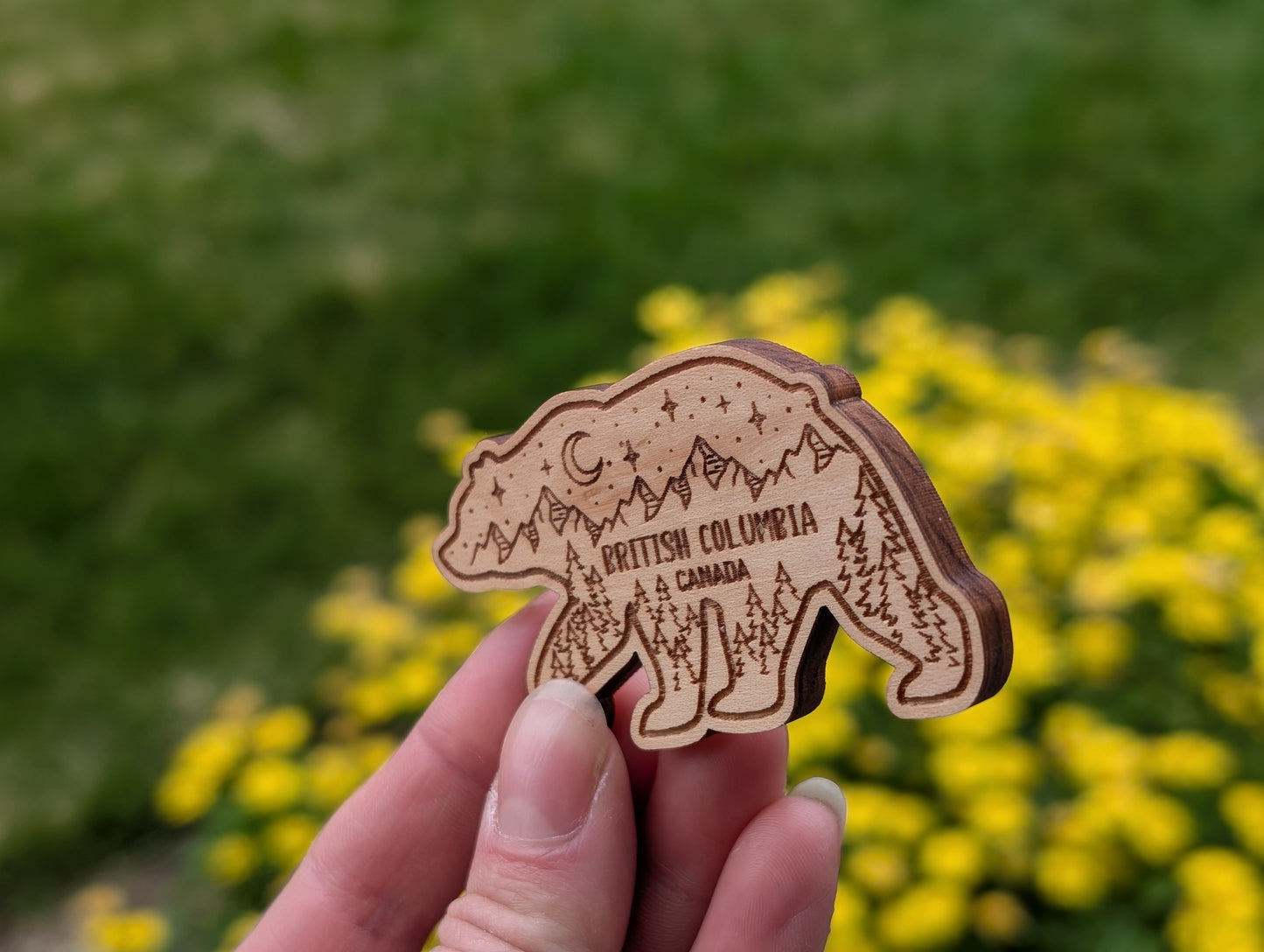 Adventure Bear Keychain and Magnet