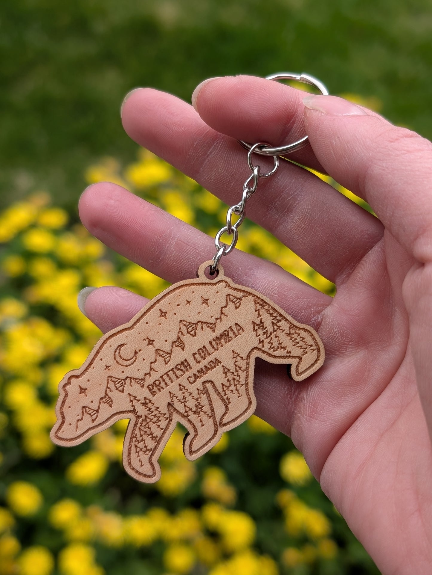 Adventure Bear Keychain and Magnet