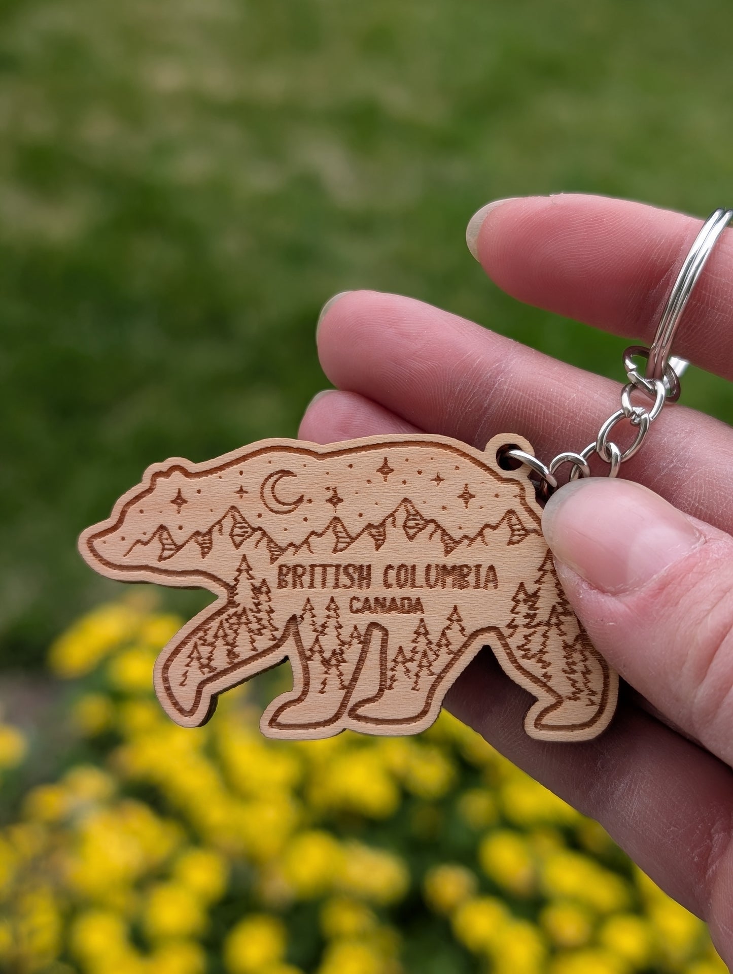 Adventure Bear Keychain and Magnet