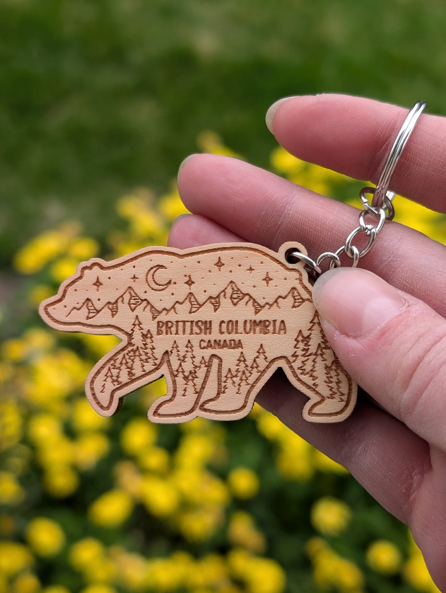 Adventure Bear Keychain and Magnet