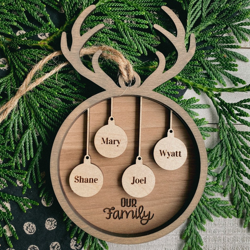 Personalized Family Christmas Ornament Christmas Ornament 35.00